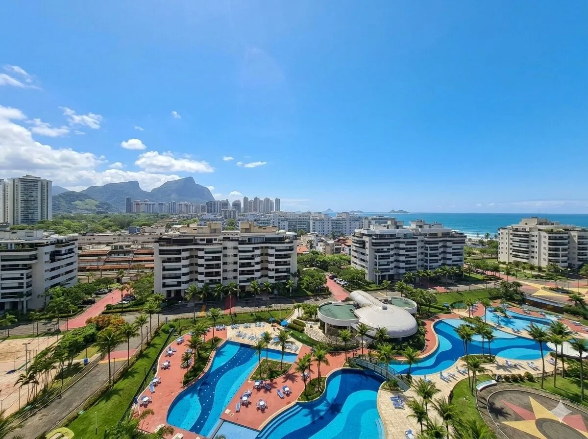 Apartamentos com 2 quartos a venda Condomínio Waterways, 110m2, Barra da Tijuca, Avenida Lucio Costa - imagem 2