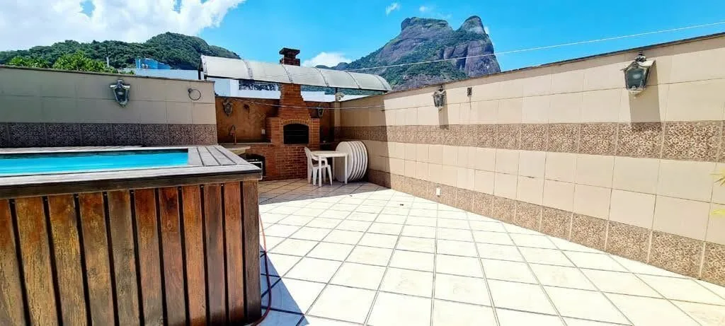Cobertura Linear com 5 suites a venda na Barra da Tijuca, 477m2, Jardim Oceanico