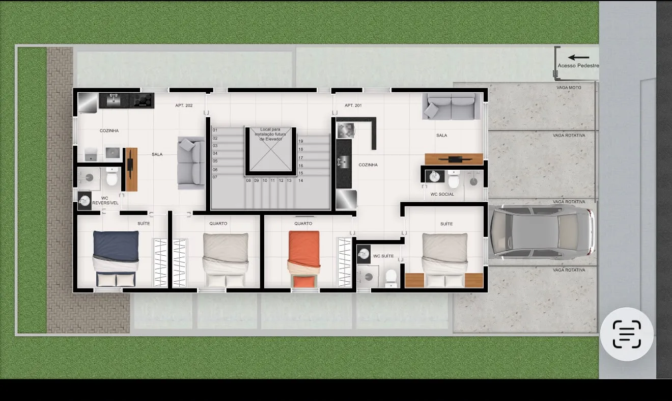 RESIDENCIAL MÁRIO SANSON – CASTELO BRANCO | JOÃO PESSOA/PB - imagem 5